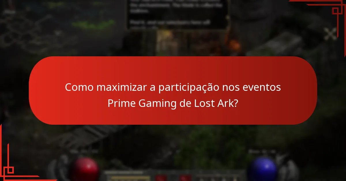 Quais recompensas podem os jogadores ganhar nos eventos Prime Gaming de Lost Ark?