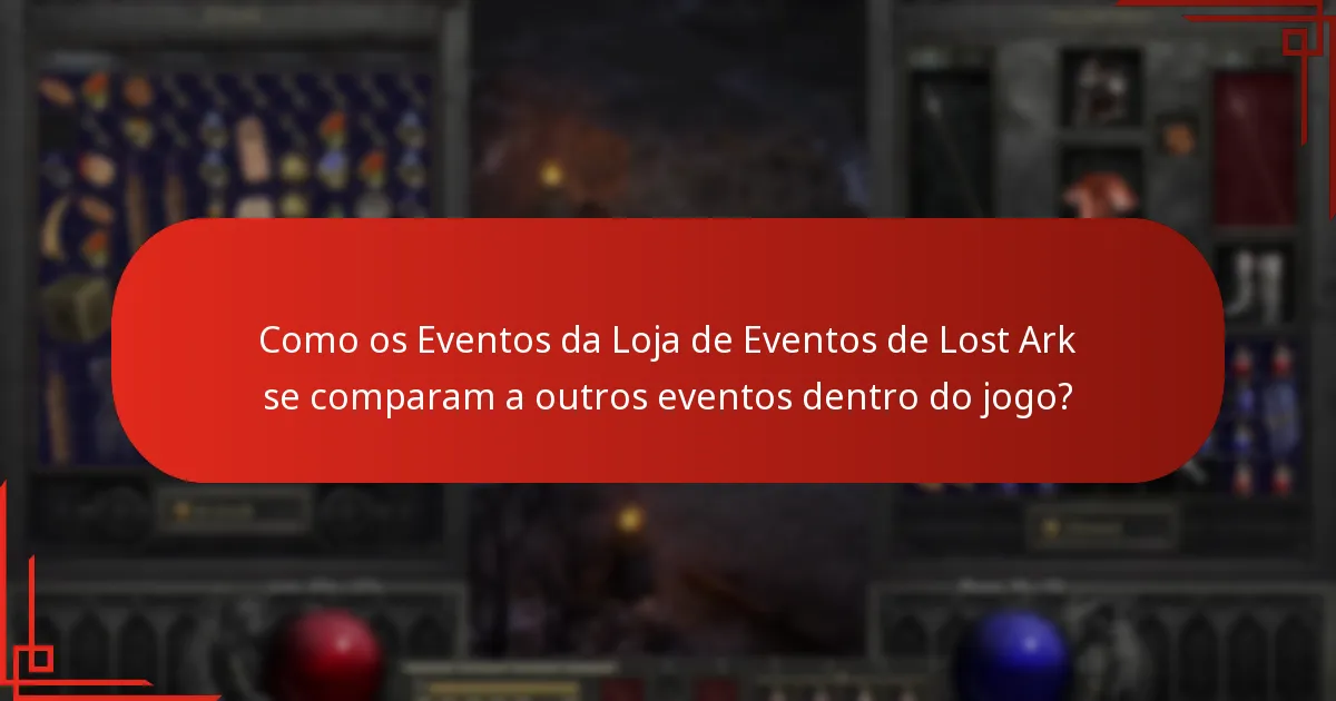 Quando ocorrem os Eventos da Loja de Eventos de Lost Ark?