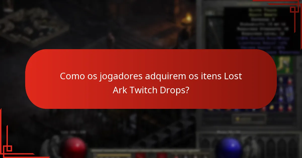 Qual é a classificação de raridade dos itens Lost Ark Twitch Drops?