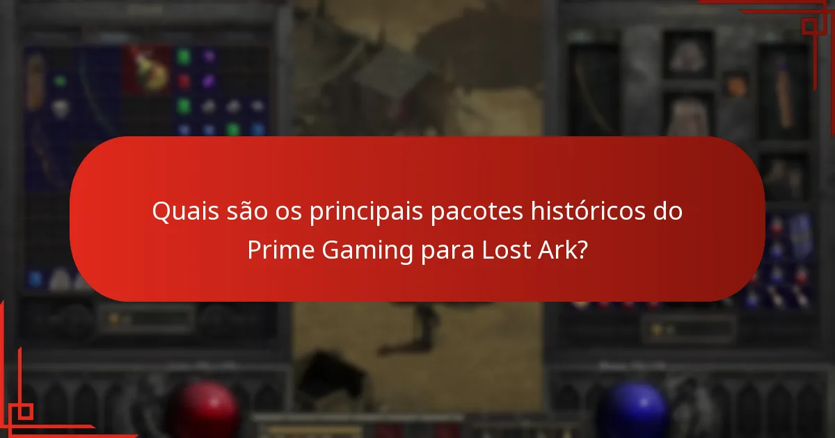 Quais são as implicações dos pacotes Prime Gaming na estratégia de monetização de Lost Ark?