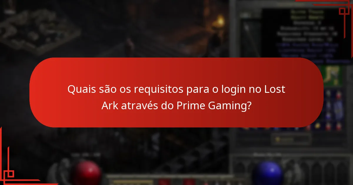 Como podem os utilizadores resolver problemas de login no Lost Ark através do Prime Gaming?